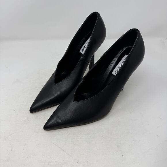 Steve Madden Black Pointed Toe High Heel Pumps Size 9 Stiletto Dress Party Shoes - Picture 11 of 11